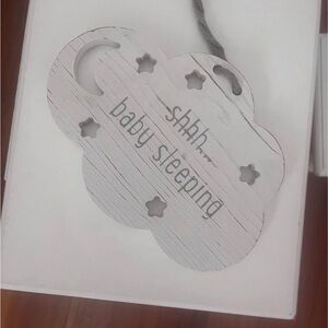 Pottery barns " shhhh" door sign for baby's room
